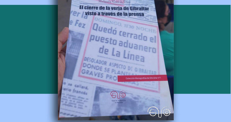 Cartel anunciador de la presentación del libro.