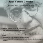 Cartel de la jornada de actividades sobre el periodista y escritor ubriqueño Jesús Ynfante.